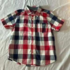 Oshkosh B’Gosh - short sleeve  button-down shirt. Size 3.